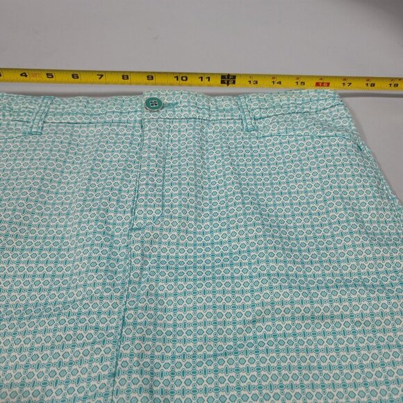 Intro ❤️ Love The Fit  18" Skort Skirt Blue Geometric Size 10 - Picture 8 of 9